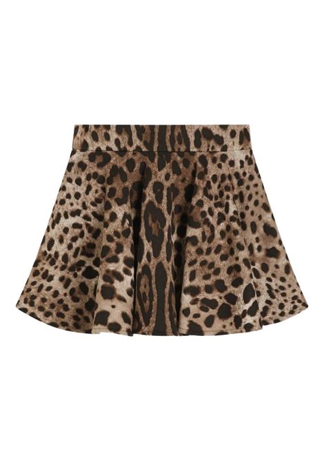 Gonna con stampa DOLCE & GABBANA KIDS | L5JIB8 HS7LDHY13M